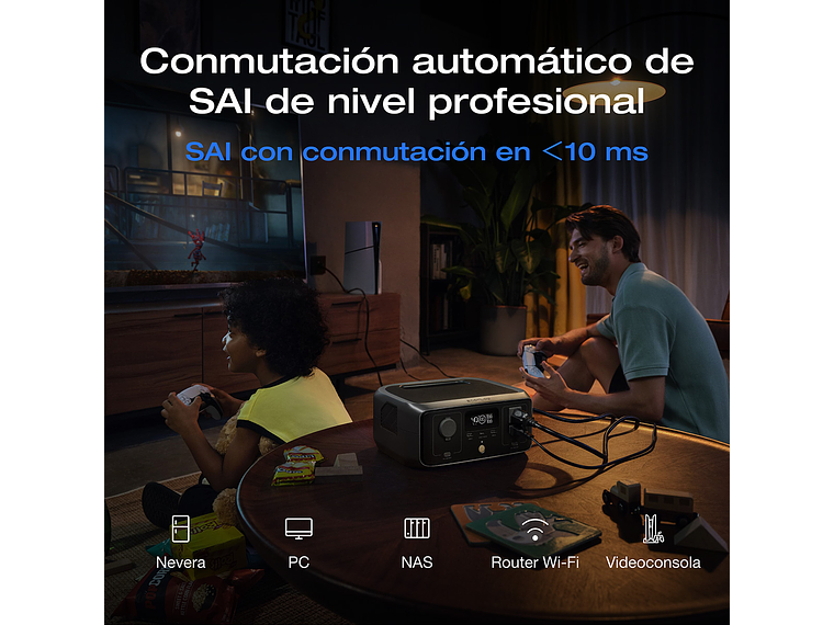  GENERADOR ECOFLOW RIVER 3 300W 245WH 3