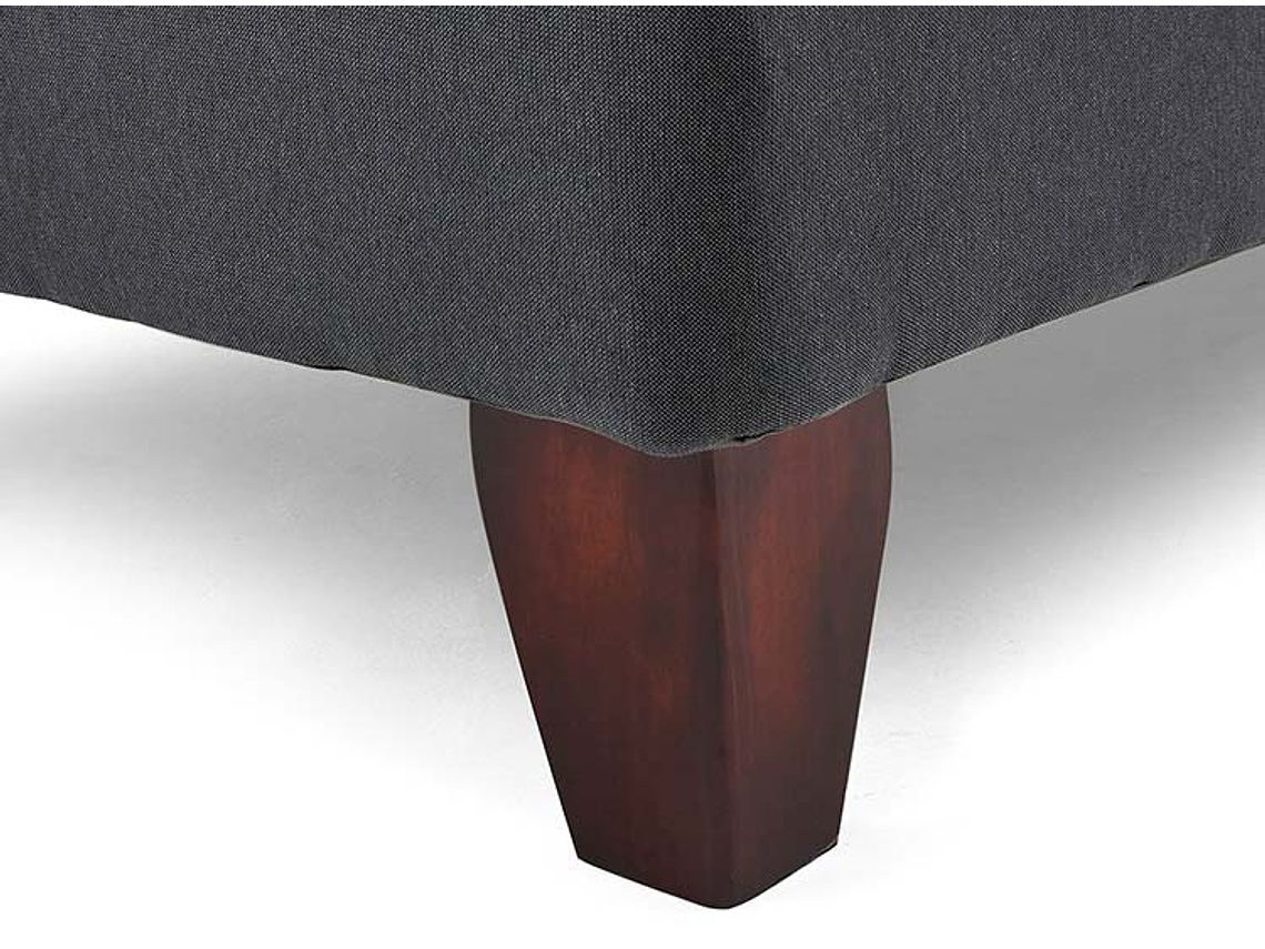 JUEGO DE DORMITORIO DRIMKIP CAMA EUROPEA HYBRIDA PLUS 1 PLAZA + RESPALDO 6