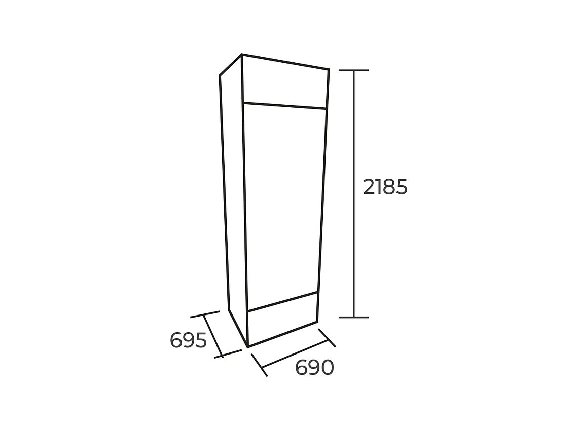 VISICOOLER 457 L. LG580 2