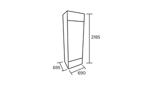 VISICOOLER 457 L. LG580