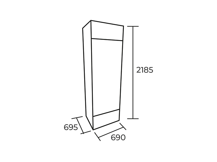 VISICOOLER 457 L. LG580 2