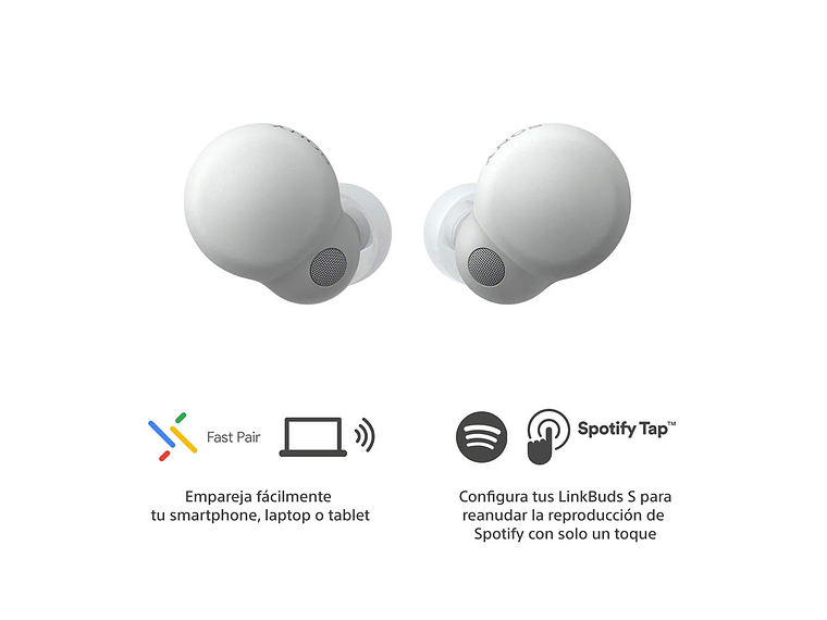 AUDÍFONOS SONY TRUE WIRELESS WF-LS900NW LINKBUDS BLUETOOTH BLANCO 4