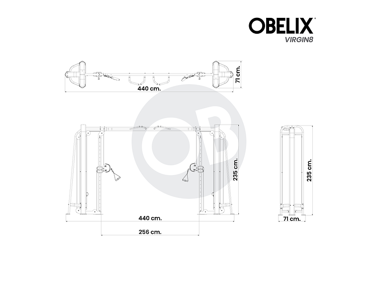 Polea Cruzada V8 Series | Obelix 2