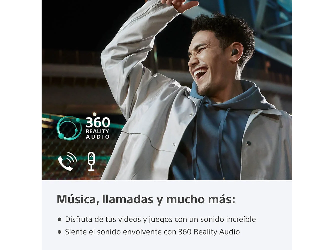 AUDÍFONOS SONY TRUE WIRELESS WF-LS900NW LINKBUDS BLUETOOTH BLANCO 8