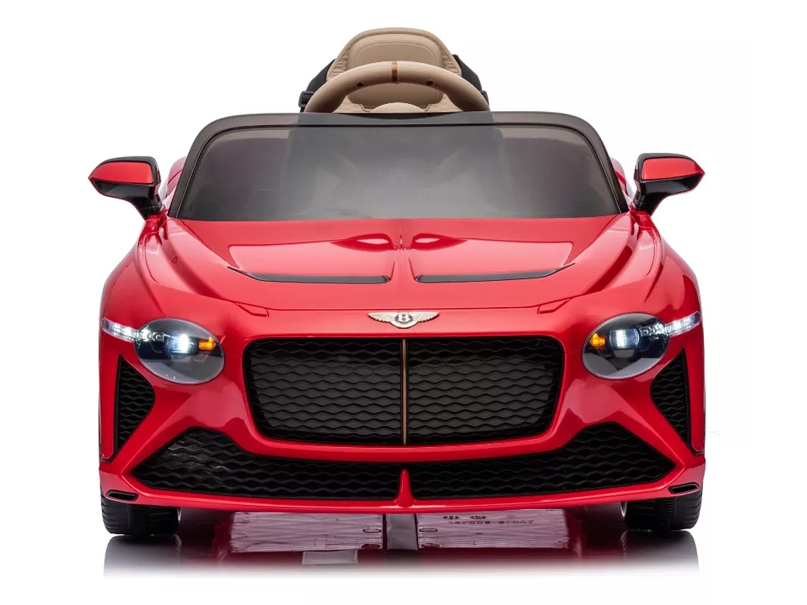 AUTO A BATERÍA BENTLEY BACALAR ROJO + LICENCIA - KIDSCOOL - BJJA1008-RJ 1