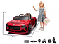 AUTO A BATERÍA BENTLEY BACALAR ROJO + LICENCIA - KIDSCOOL - BJJA1008-RJ - Miniatura 2