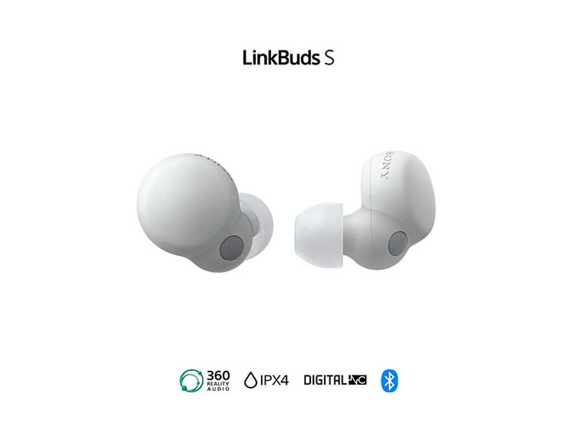 AUDÍFONOS SONY LINKBUDS S WFLS900N BLANCO 1