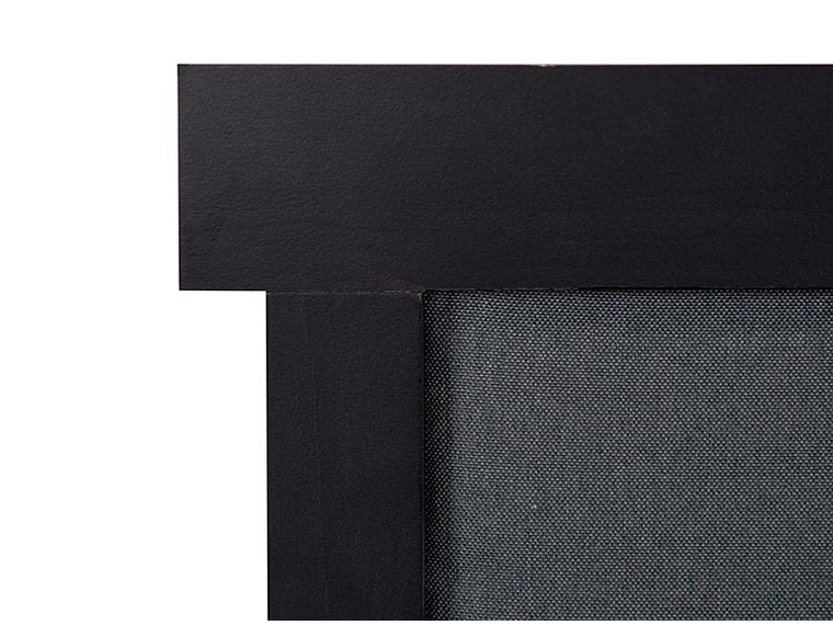 JUEGO DE DORMITORIO CIC CAMA EUROPEA SMART 1 PLAZA + RESPALDO DUBLIN NEGRO 5