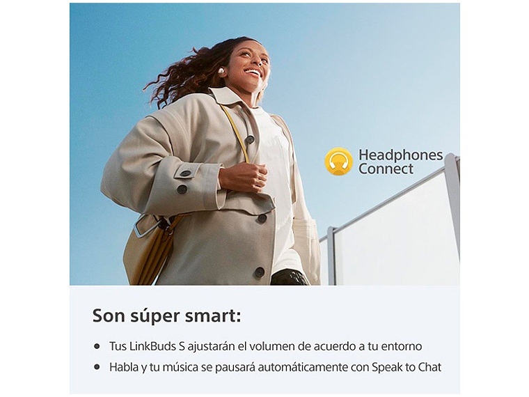 AUDÍFONOS SONY LINKBUDS S WFLS900N BLANCO 5