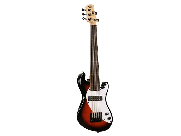 U-BASS KALA CUERPO SÓLIDO 5 CUERDAS FRETLESS TOBACCO BURST UBASS-SB5-TB-FL 2