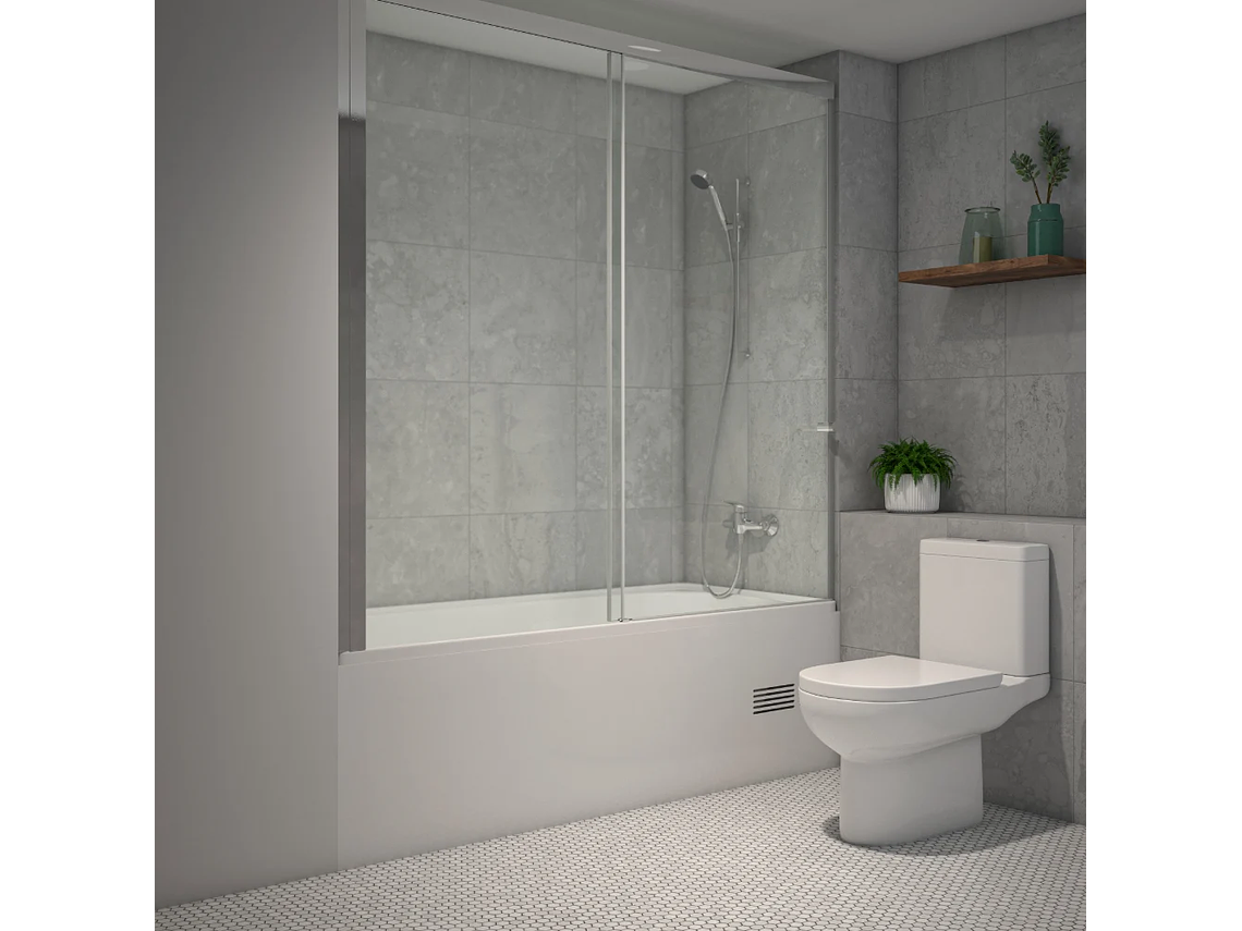 MAMPARA STRETTO DE TINA CORREDERA 140 X 150 CM 2