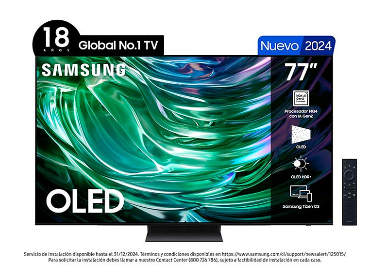 TELEVISOR SMART TV SAMSUNG 4K UHD 77