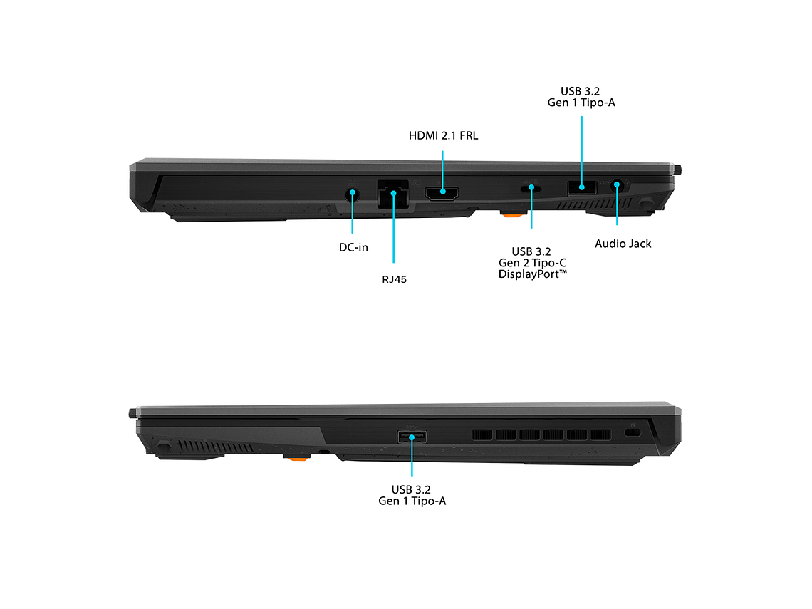 ASUS NOTEBOOK ASUS TUF GAMING F16 INTEL CORE 5 16GB RAM 512GB SSD RTX 3050 2