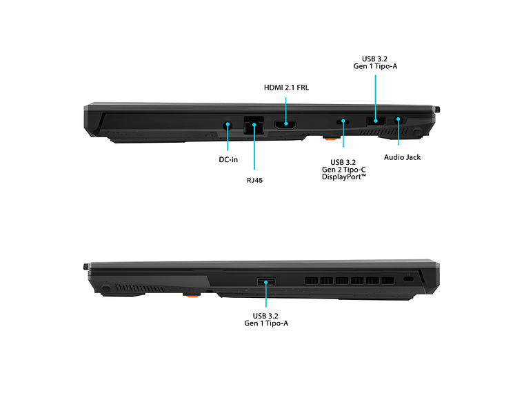 ASUS NOTEBOOK ASUS TUF GAMING F16 INTEL CORE 5 16GB RAM 512GB SSD RTX 3050 2