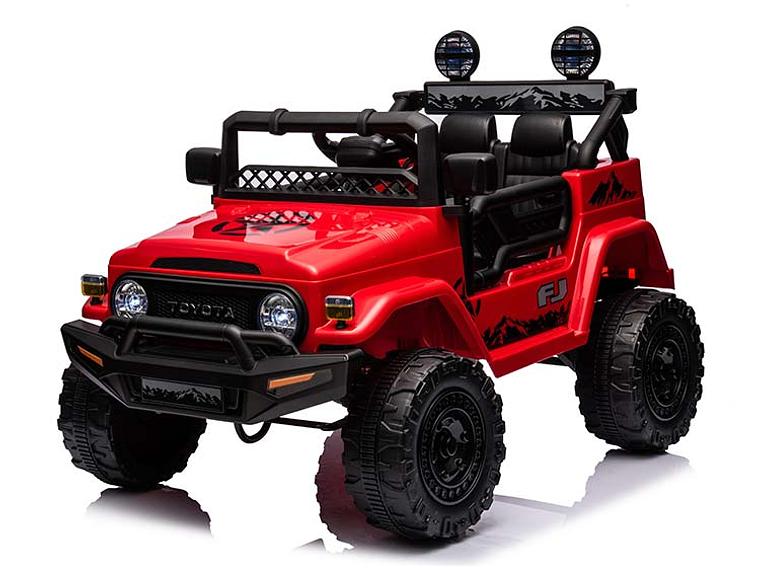 JEEP A BATERIA KIDSCOOL TOYOTA FJ CRUSIER ROJO 12V 1