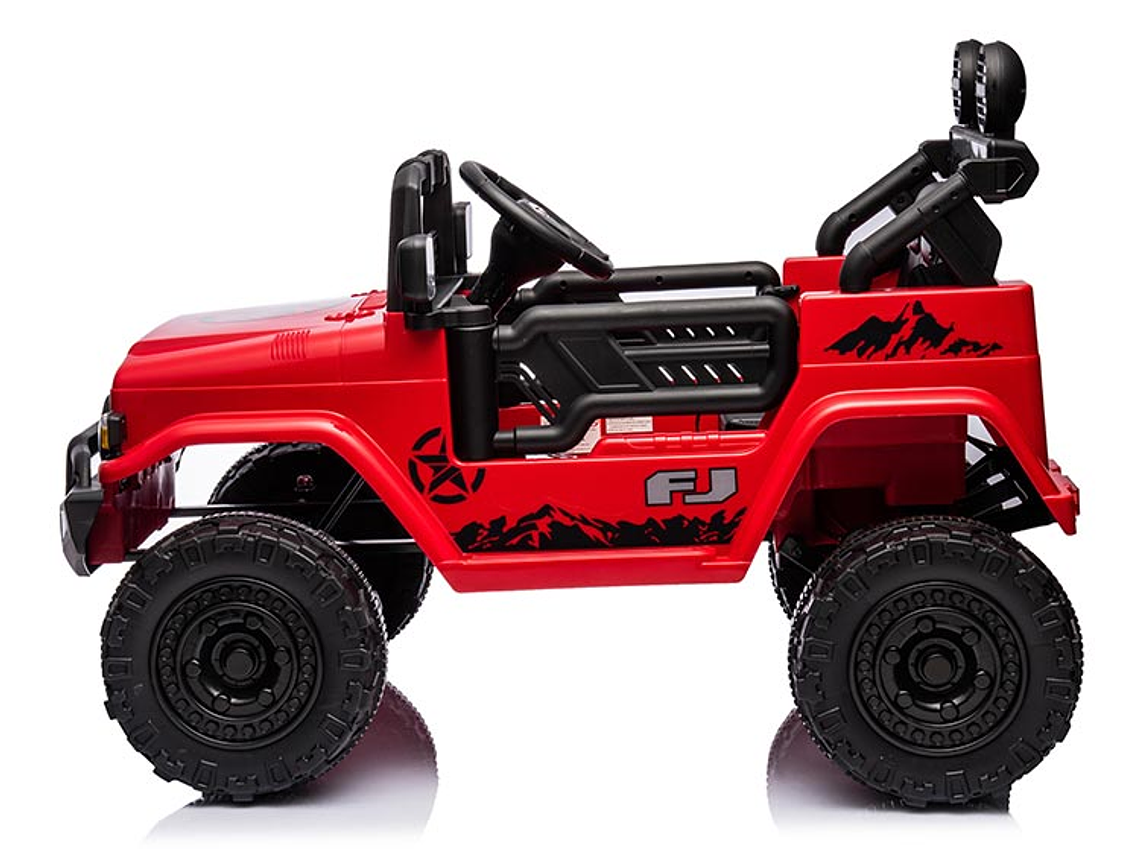 JEEP A BATERIA KIDSCOOL TOYOTA FJ CRUSIER ROJO 12V 2