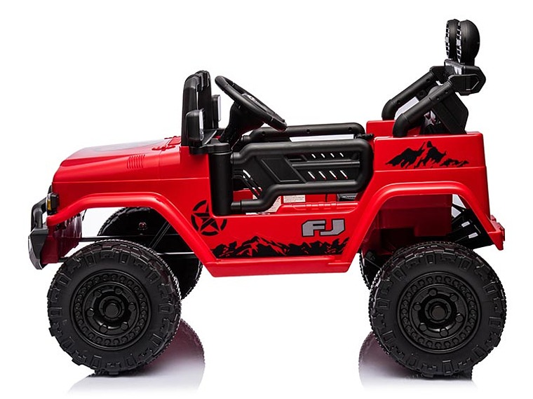 JEEP A BATERIA KIDSCOOL TOYOTA FJ CRUSIER ROJO 12V 2