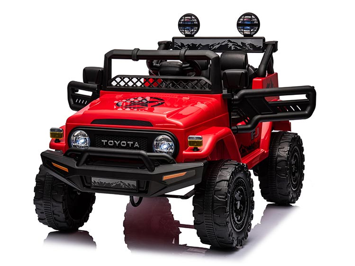 JEEP A BATERIA KIDSCOOL TOYOTA FJ CRUSIER ROJO 12V 4