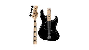 BAJO ELECTRICO TAGIMA TJB 4-BK LF/BK TJB 4 NEGRO