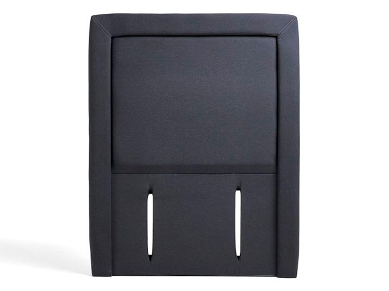 JUEGO DE DORMITORIO DRIMKIP CAMA AMERICANA DUO POCKET 1 PLAZA GRIS + RESPALDO 5