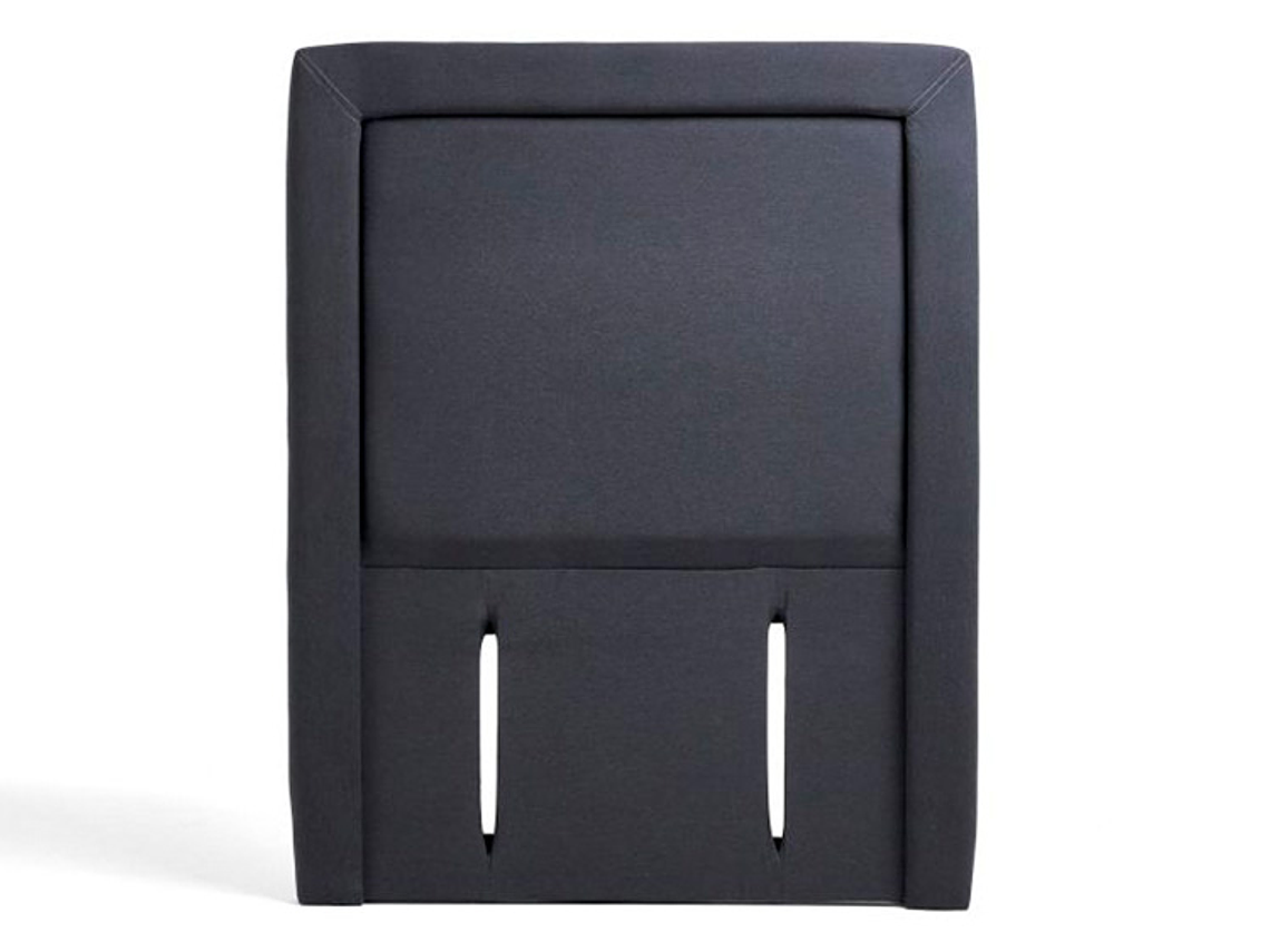 JUEGO DE DORMITORIO DRIMKIP CAMA EUROPEA DUO POCKET PLUS 1 PLAZA GRIS + RESPALDO 4