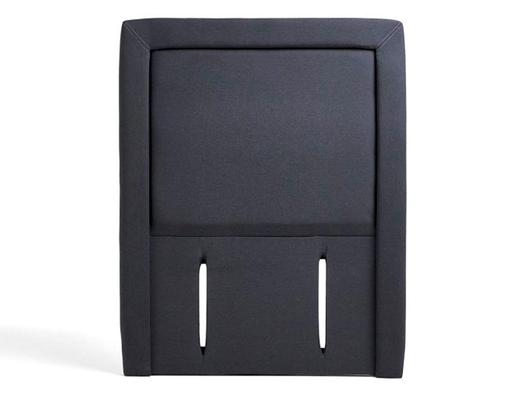 JUEGO DE DORMITORIO DRIMKIP CAMA EUROPEA DUO POCKET PLUS 1 PLAZA GRIS + RESPALDO 4