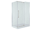 SHOWER DOOR 120X80CM 6MM MAMPARA RECTANGULAR | BLANCO - Miniatura 1