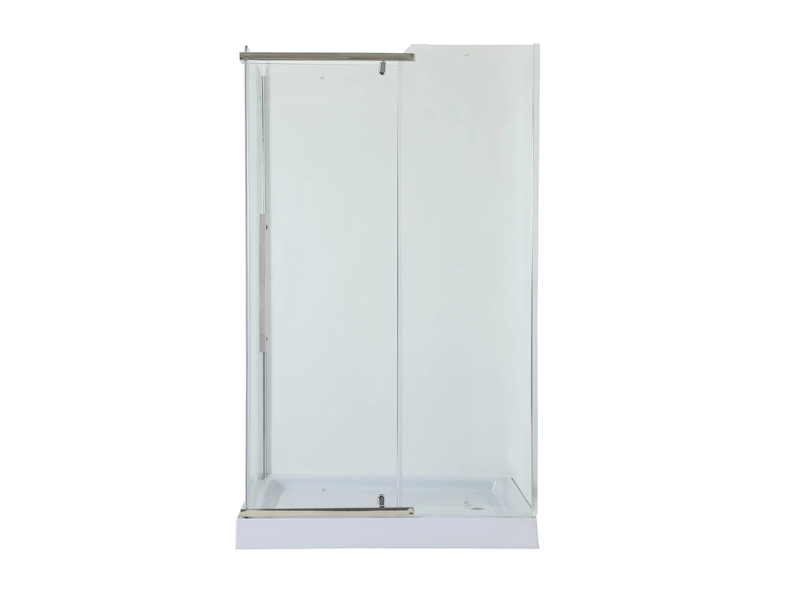 SHOWER DOOR 120X80CM 6MM MAMPARA RECTANGULAR | BLANCO 2