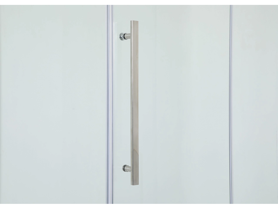 SHOWER DOOR 120X80CM 6MM MAMPARA RECTANGULAR | BLANCO 4