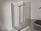 SHOWER DOOR 120X80CM 6MM MAMPARA RECTANGULAR | BLANCO - Miniatura 5