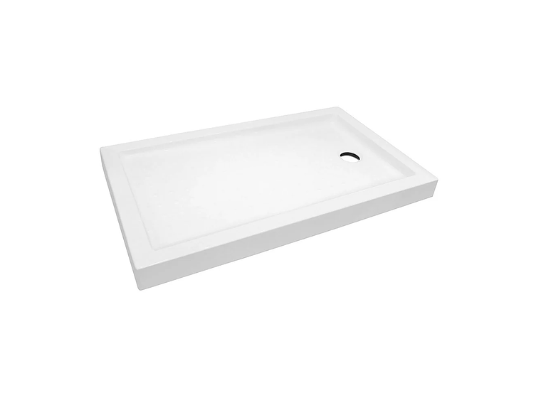 RECEPTÁCULO DE DUCHA STRETTO CON DESAGUE ZEUS ACRÍLICO 150 X 80 X 15 CM 1