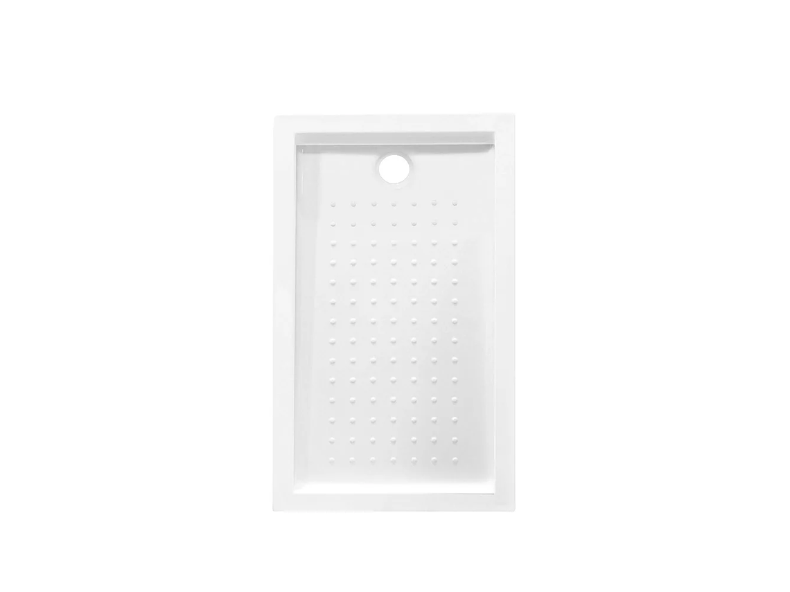 RECEPTÁCULO DE DUCHA STRETTO CON DESAGUE ZEUS ACRÍLICO 150 X 80 X 15 CM 2
