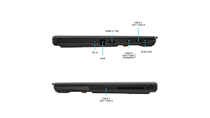 NOTEBOOK ASUS TUF GAMING F16 INTEL CORE 5 8GB RAM 512GB SSD RTX 3050