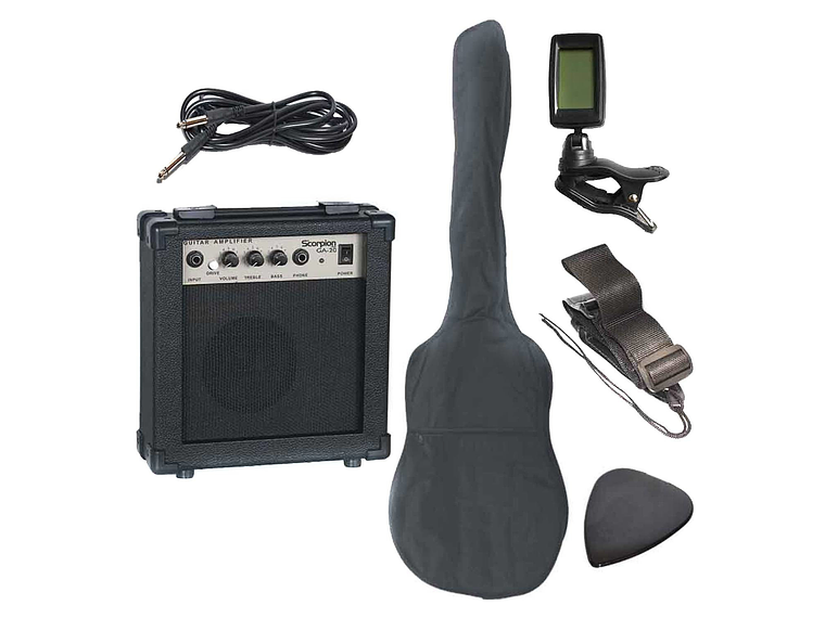 SET DE BAJO ELECTRICO SCORPION PSB-200 NA 2