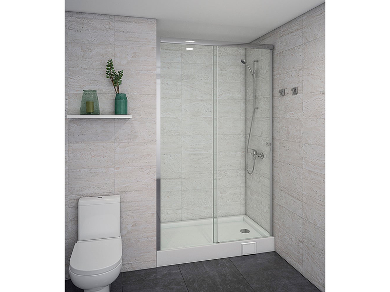 MAMPARA CORREDERA STRETTO HERA 150 X 185 CM 3