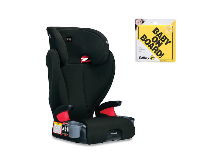 SILLA AUTO BUTACA SKYLINE DUSK + LETRERO BEBE A BORDO 1