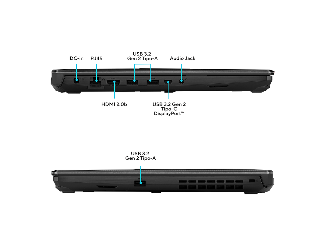 NOTEBOOK ASUS TUF GAMING A15 RYZEN 7 8GB 512GB RTX 2050 15,6' 3