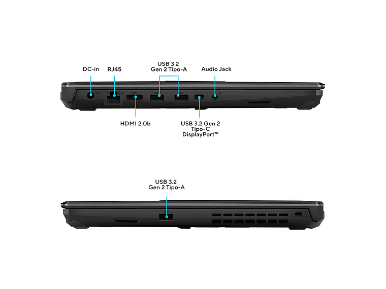 NOTEBOOK ASUS TUF GAMING A15 RYZEN 7 8GB 512GB RTX 2050 15,6' 3