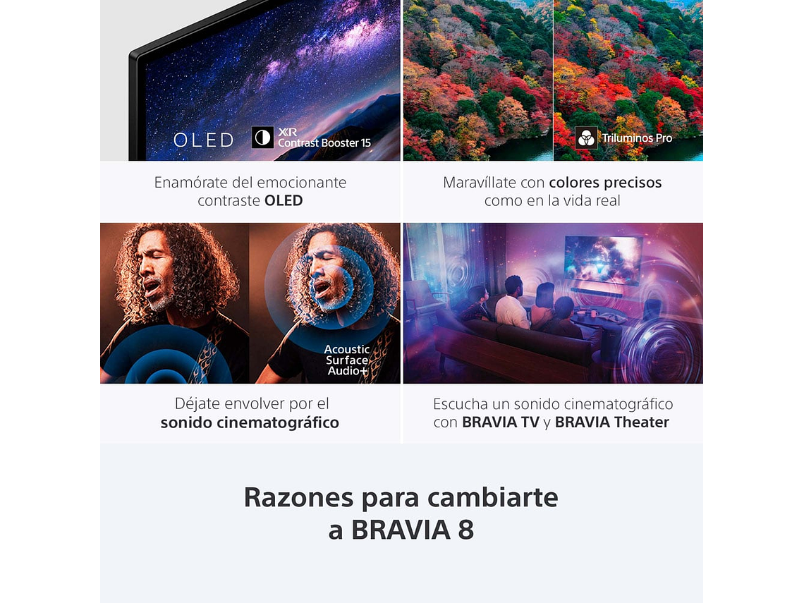 OLED BRAVIA 8 4K ULTRA HDR GOOGLE TV 55' 3
