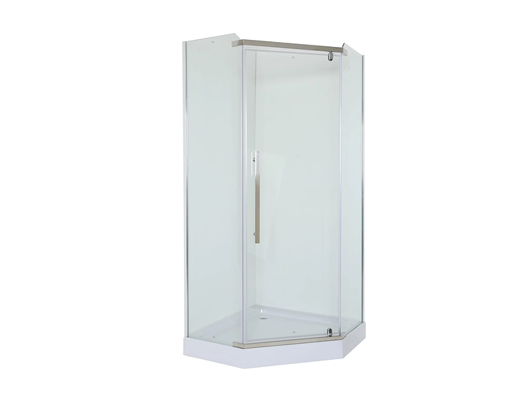 SHOWER DOOR 90X90CM 6MM MAMPARA DIAMANTE | BLANCO 1