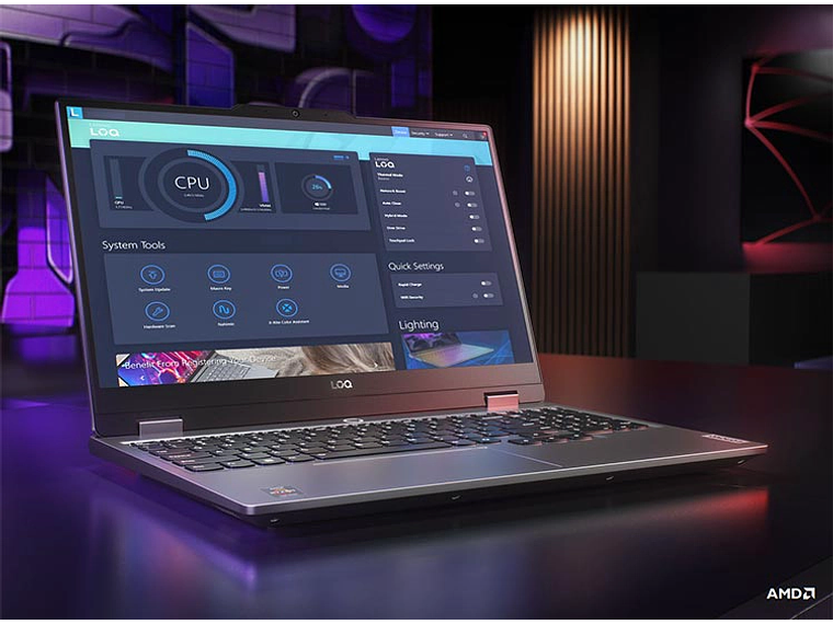 NOTEBOOK GAMER LENOVO LOQ 15ARP9 AMD RYZEN 7 24GB RAM 512GB SSD NVIDIA RTX4050 15.6” 6