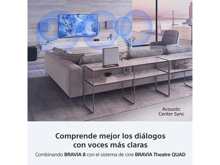 OLED BRAVIA 8 4K ULTRA HDR GOOGLE TV 55' 6