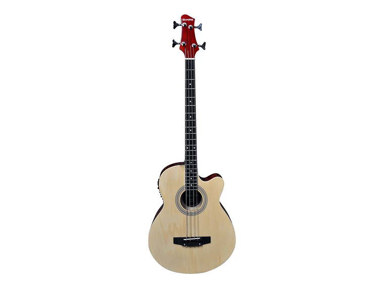 BAJO ELECTROACUSTICO NATURAL MOD.MB-812/N SCORPION 1