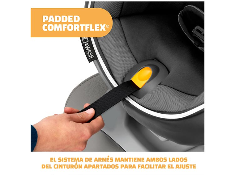 SILLA AUTO CHICCO SILLA CONVERTIBLE NEXTFIT ZIP CARBON GRIS 6