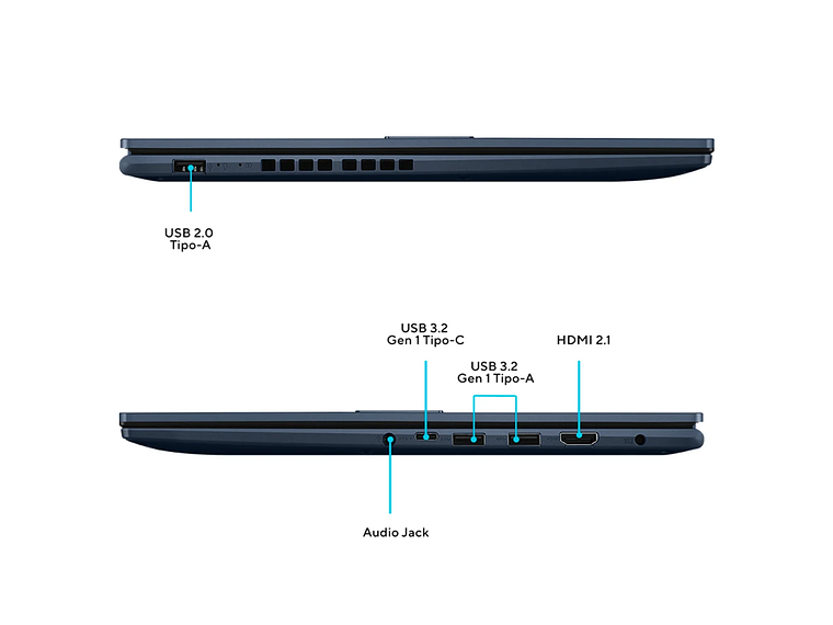 NOTEBOOK ASUS VIVOBOOK 15 X1502VA-NJ799W INTEL CORE I7 16 GB RAM 512 GB SSD 15.6