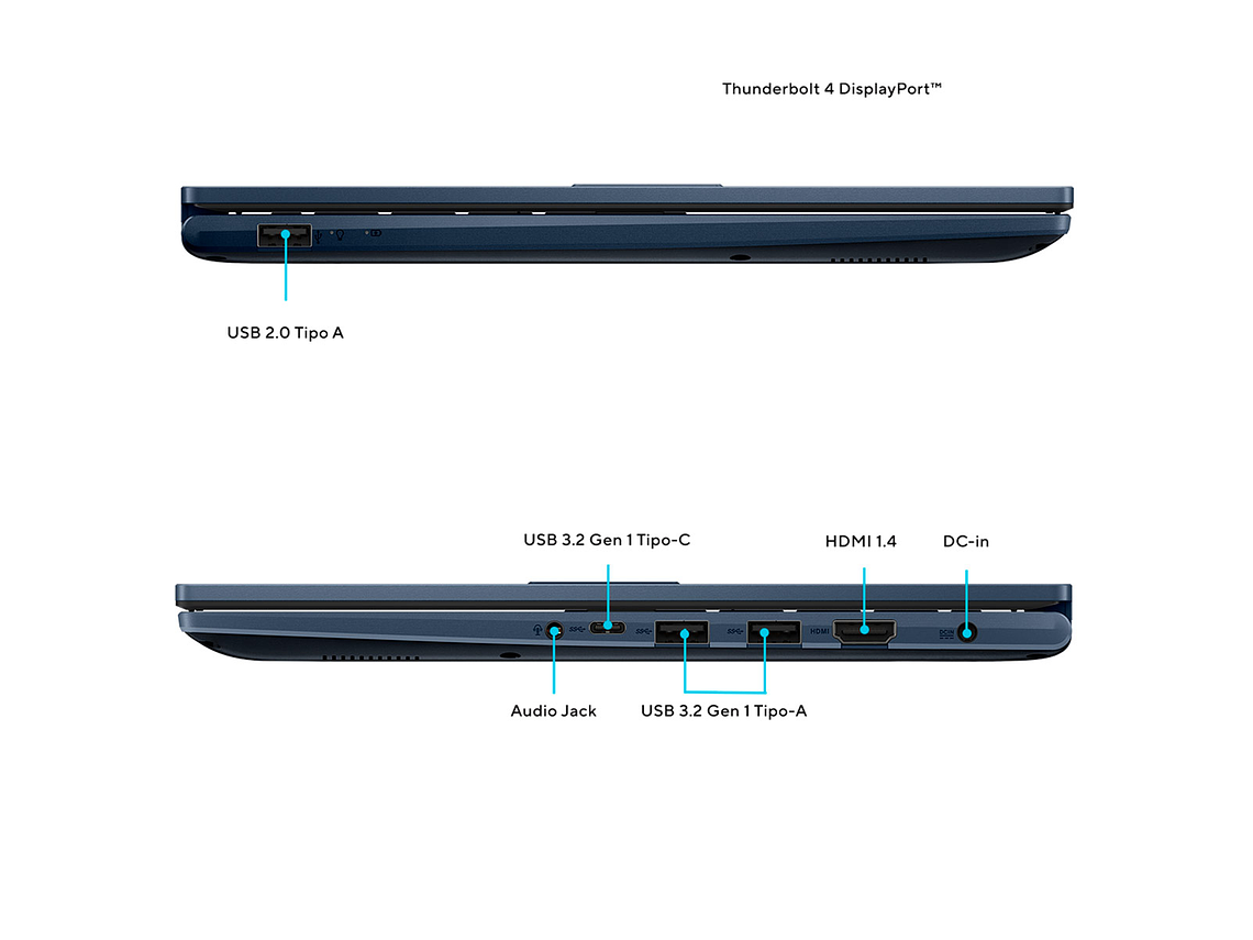 NOTEBOOK ASUS VIVOBOOK 14 X1404VA-EB1440W INTEL CORE 5 16GB RAM 512GB SSD 14'' 3