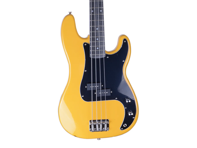 BAJO SCORPION 4 CDAS YELLOW PICKGUARD NEGRA 2