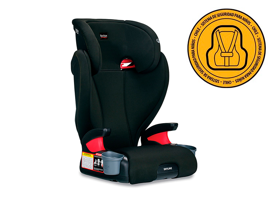 SILLA AUTO BUTACA BRITAX SKYLINE NEGRO 1