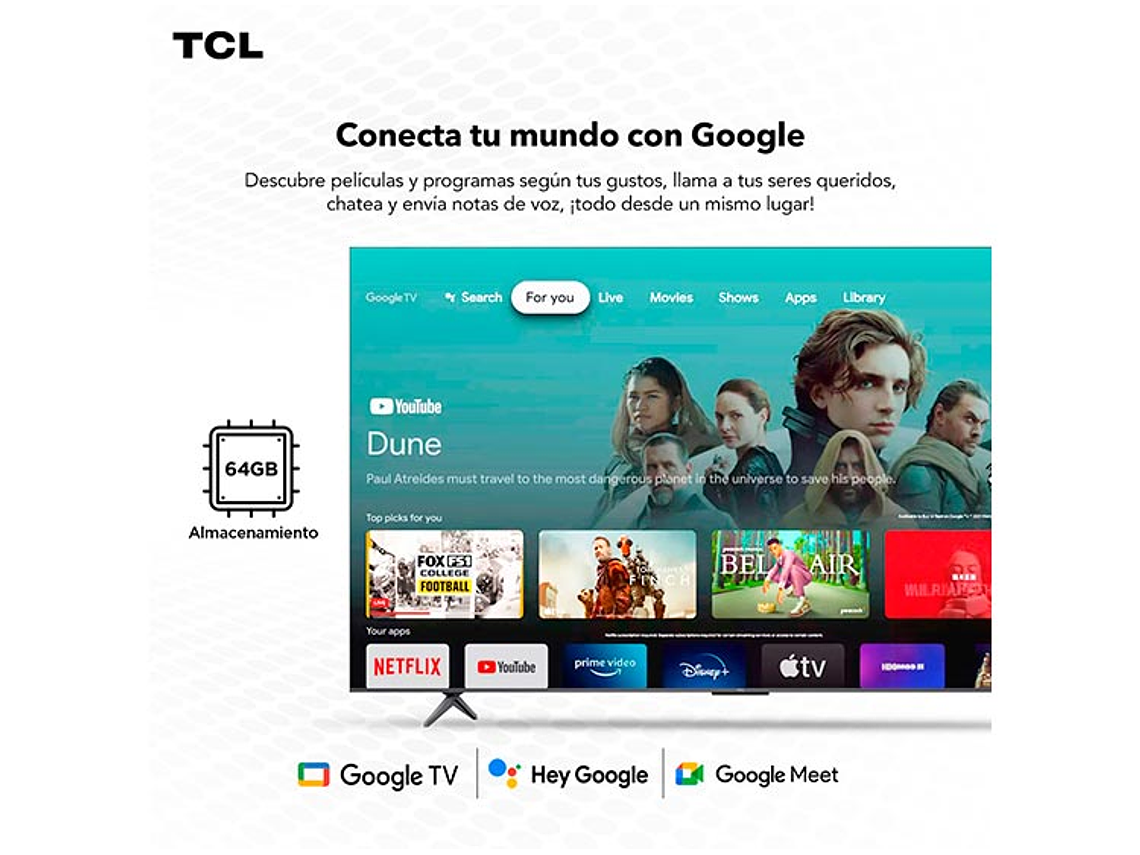 SMART TV TCL QLED UHD 4K 98