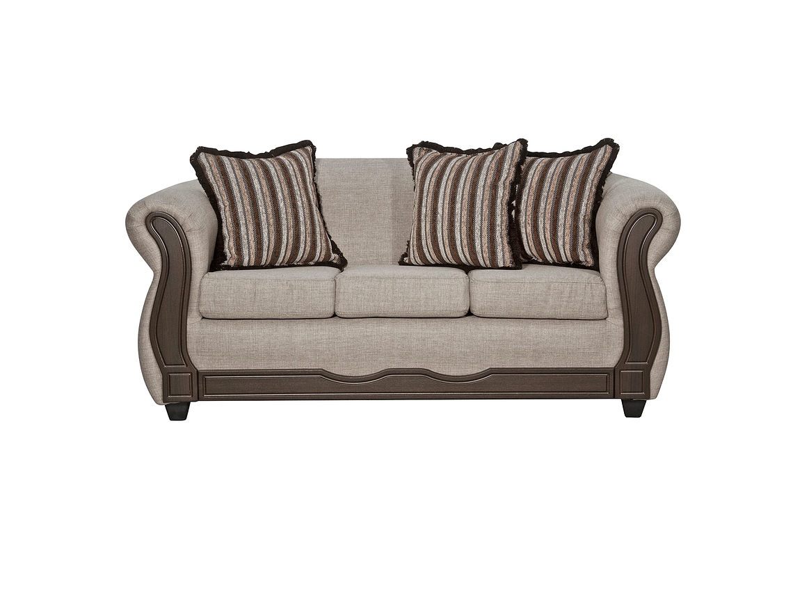 JUEGO LIVING BLACK FACTORY SOFIA 3 1 1 BEIGE 5